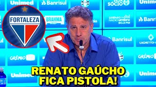 DE AGORA! PÓS JOGO! RENATO GAÚCHO NÃO SE CALA! OLHA O QUE ELE DISSE! ÚLTIMAS NOTÍCIAS DO FORTALEZA