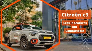 Citroen C3 Review a Comfortable Car That Is Good Looking but Has Slightly Less Features 😅