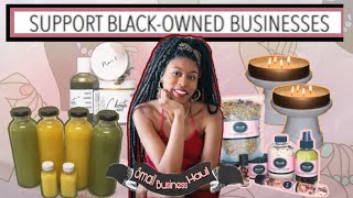 BLACK-OWNED SMALL BUSINESS HAUL + LINKS