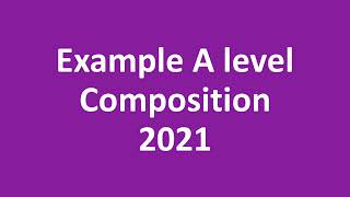 Example A level Composition 2021 String Quartet in C minor