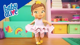 Baby Alive en Español 👗 Princesa Ellie Elige Su Traje 👑 Dibujos Animados Para Niños 💕