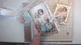 Prayer Journal @modernistaPrintShop #cardmaking #junkjournal #album #gluegunchronicles #annagriffin