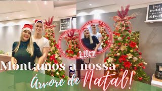 MONTAMOS NOSSA ÁRVORE DE NATAL DE 2,10cm | USAMOS FESTÃO ARAMADO