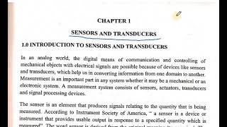 01. Sensors and Transducers