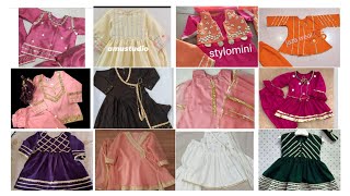 New Gotta Patti Dress Designs For Baby Girls 2024|Baby girl gotta kinari dresses latest designs 2024