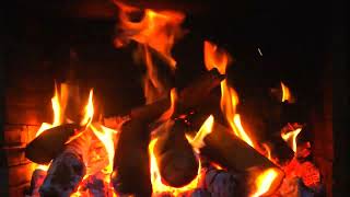 🔥 Cozy Fireplace 4K (12 HOURS). Fireplace with Crackling Fire Sounds And Cricket Sounds