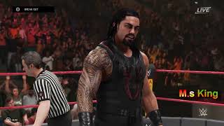 WWE 2k19 Roman Reigns vs Jeff Hardy Match on Extreme Rules in Hindi Commentary