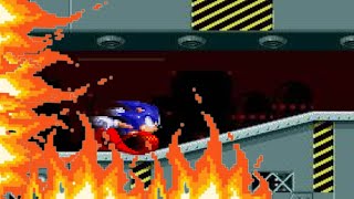 Sonic runs for his life - Sprite animation (114 subs special)