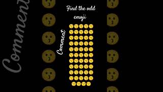 Find the odd emoji #play with me #short l  ASMR