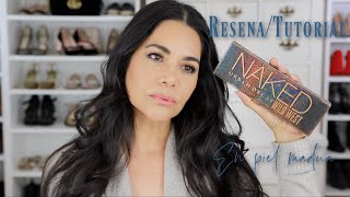 Reseña/Tutorial Naked Wild West Palette en párpado maduro. Belleza a toda edad/ Igxie