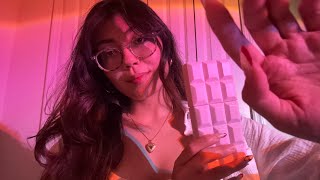 ASMR Perfume Show & Tell 🎀✨ Up Close Whispers & Word Repetiton, Tapping, Hand Movements