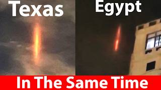 Beam of Wonder: Houston Texas and Alexandria Egypt's Sky Spectacle Unexplained!