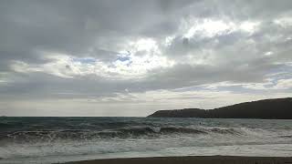 Стихия моря🌊 Пусть каждое ❤️ зажжётся Любовью🤍 #sea #mountains #beach #light #beautiful