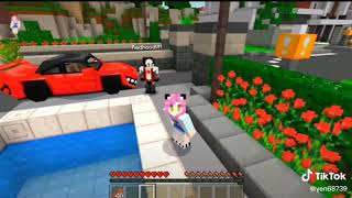 Anh redhood tỏ tình chị mều trong minecraft.