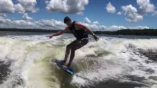 Summertime fun on the water.   Wakesetter 22VLX. Budgewoi Lake.