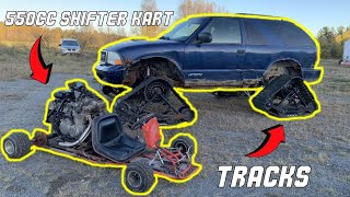 Building an TRUCK on TRACKS and a 550cc Shifter Kart