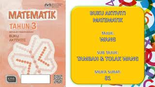 MATEMATIK TAHUN 3 - BUKU AKTIVITI M/S 81 (TAMBAH & TOLAK WANG)