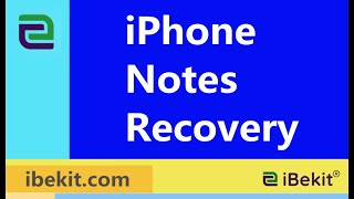 iPhone Notes Recovery Software Free Download