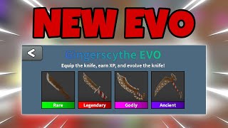 I Bought The NEW EVO in the MM2 Christmas Update.. (Murder Mystery 2)