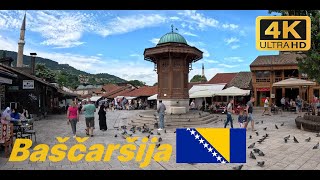 Sarajevo Old Town - Walking Tour | Bosnia and Herzegovina 2024 [4K]