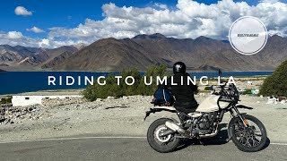 Riding to UMLING LA from Hanle on Himalayan 450. #ladakh #roadtrip