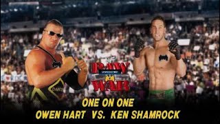 WWF2K24 July Week 4 Raw Match 5 Owen Hart vs Ken Shamrock