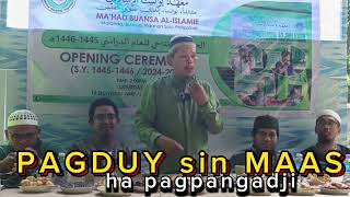 PAGDUY sin MAAS ha mga kaanakan papangadjian, #TAUSUG