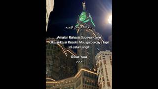 Amalan jalur langit agar dikejar kerjar rezeki #foryou #kerezekian #waliallah #islamicprayer