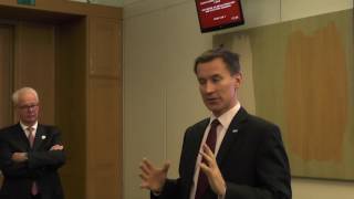 Jeremy Hunt speaks at EDAW 2017