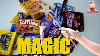 A lot of candy magic! New a lot of candy and presents! Candy man magic