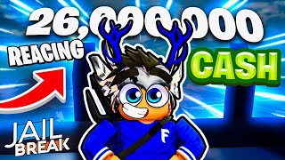 🎮 Roblox Jailbreak Gameplay Reaching 26,000,000 Cash 💸