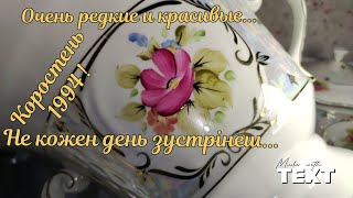 Український порцеляновий посуд, Коростень, фарфор. Антиквариат, винтаж, барахолка, посуда, роспись.