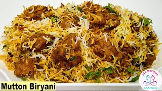 Mutton Biryani |Hyderabadi Style Mutton Dum Biriyani |Easy Mutton Biriyani |मटन बिरयानी🍖 Recipe # 64