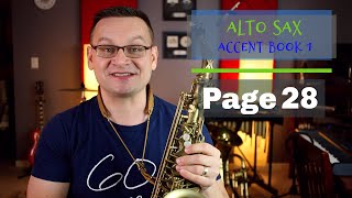 ALTO SAX Accent Book 1 Page 28