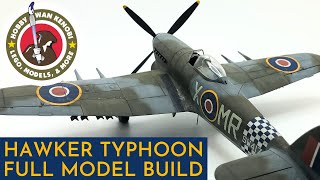 FULL MODEL BUILD VIDEO - Hasegawa Hawker Typhoon 1/48