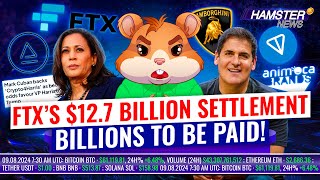 FTX’s $12.7B settlement, Crypto4Harris backed by Cuban, TON soars on Binance ⚡️ Hamster News