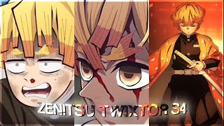 Zenitsu Agatsuma - Free Twixtor clips | Demon slayer • s4 all scenes