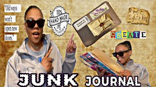 UNBOXING MY FIRST JUNK JOURNAL-HANDMADE BOOK