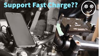 Mobile Holder With First Charger installation on my TVS Apache 160 4v || BoboGears