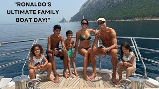 Cristiano Ronaldo Soaks Up Summer With His 5 Kids on a Boat: ‘My Life’