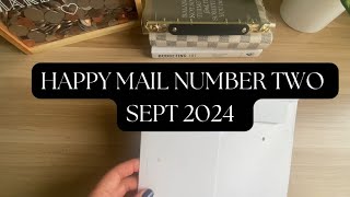 HAPPY MAIL CASH STUFFING | SEPTEMBER 2024