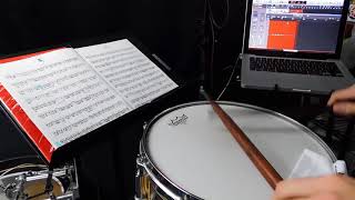 Mitchell Peters Intermediate Snare Drum Studies Etude 16 108bpm