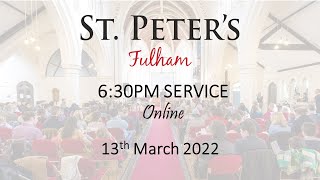 13th March Evening Service - Life Goals