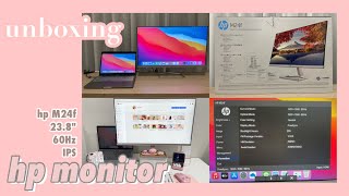 Unboxing 📦 hp monitor m24f