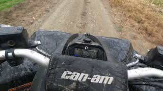 2018 canam renegade xxc 1000 top speed 81 mph on the rev limiter.