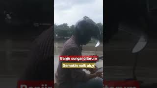 🔴Luapan air kali citarum semakin Banjir #shorts