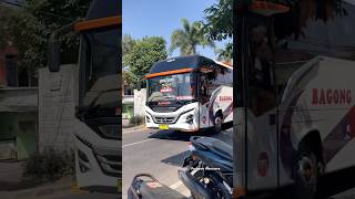 Bus ATB BAGONG Via Tol Karanglo Rute Malang - Surabaya PP di Arjosari Malang #bagong