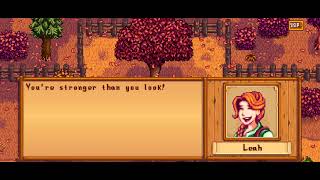 Stardew Valley | Leah can't reach the fruit Cutscene