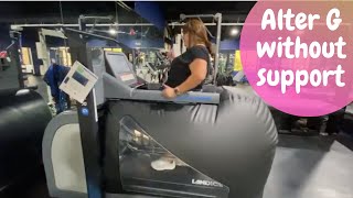 Walking in Alter G with no support – Activity Based Training at CORE (Center Of Recovery & Exercise)