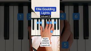 Easy tuto part 2 for #elliegoulding #lights #piano #tutorial